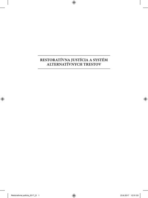Diagram alternatívnych trestov k odňatiu slobody