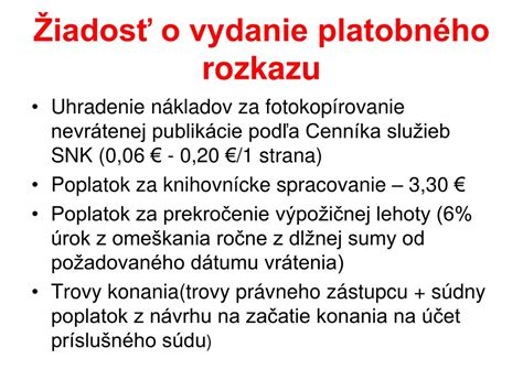 Schéma: Proces vydania platobného rozkazu