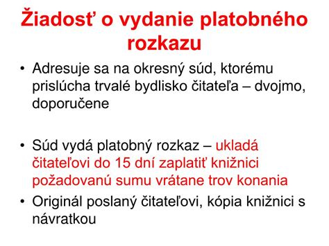 Schéma: Možnosti po vydaní platobného rozkazu