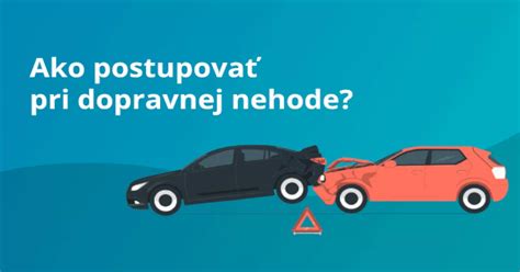 Schéma postupu pri dopravnej nehode
