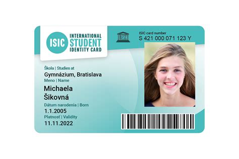 ISIC preukaz