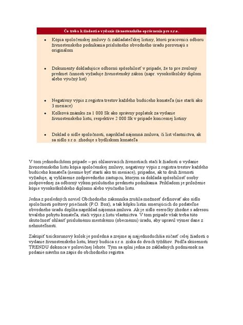 Schéma: Proces získania živnostenského oprávnenia pre zahraničnú osobu na Slovensku