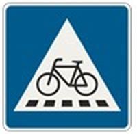 Dopravná značka označujúca cyklistickú cestičku