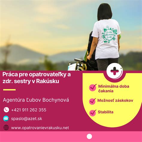 Webstránka platformy pre opatrovateľky s ukážkou profilov