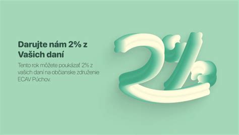 Infografika o darovaní 2% z daní