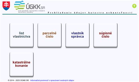 Vývoj legislatívy a evidencie vlastníctva pozemkov na Slovensku