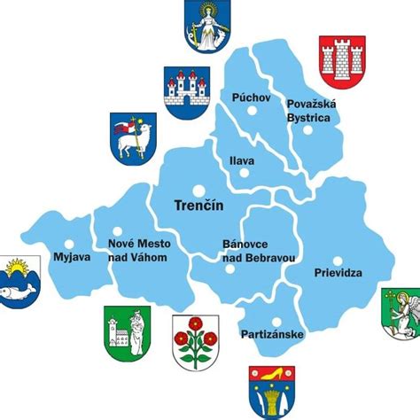 Mapa požičovní zdravotníckych pomôcok v Trenčianskom kraji