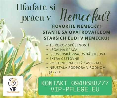 Dokumenty pre prácu opatrovateľky v Nemecku