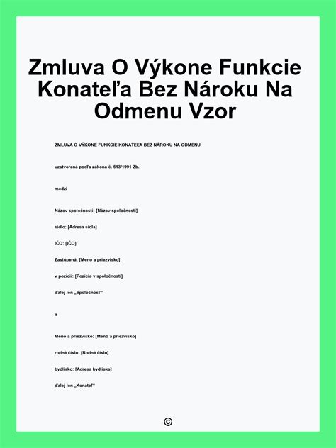 Zoznam požiadaviek na konateľa spoločnosti