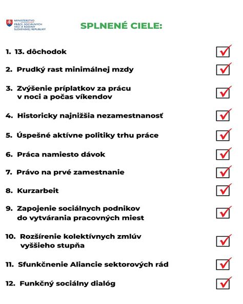 Ciele legislatívneho zámeru 