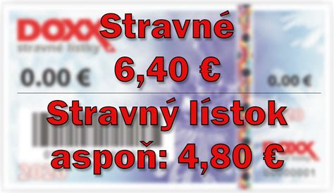 Zamestnanec s nárokom na stravný lístok