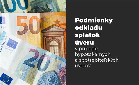 Harmonogram odkladu splátok úveru