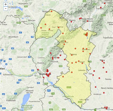 Mapa nelegálnych prepráv opatrovateliek