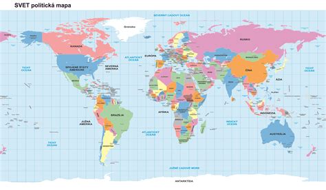 Mapa sveta s vyznačenými sadzbami stravného pre jednotlivé krajiny