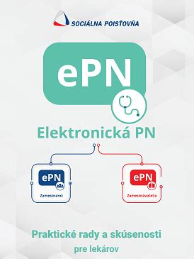 Elektronické potvrdenie o pracovnej neschopnosti (ePN)
