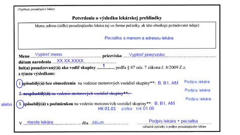 Náklady lekárskej prehliadky