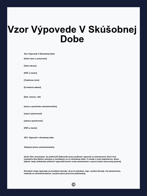 Zákaz výpovede v ochrannej dobe