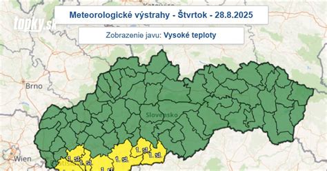 Predpoveď počasia na deň v Piešťanoch