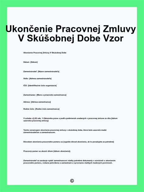 Ukončenie pracovného pomeru počas práceneschopnosti