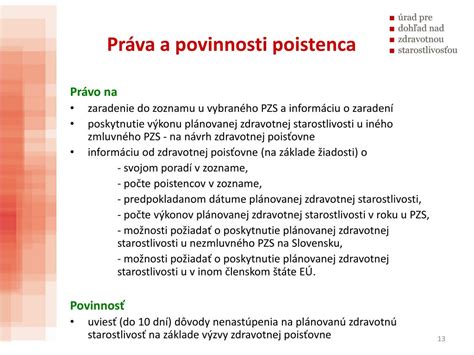 Povinnosti poistenca na PN