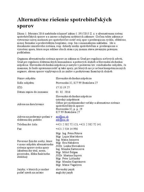 Alternatívne riešenia pri odmietnutí poverenia