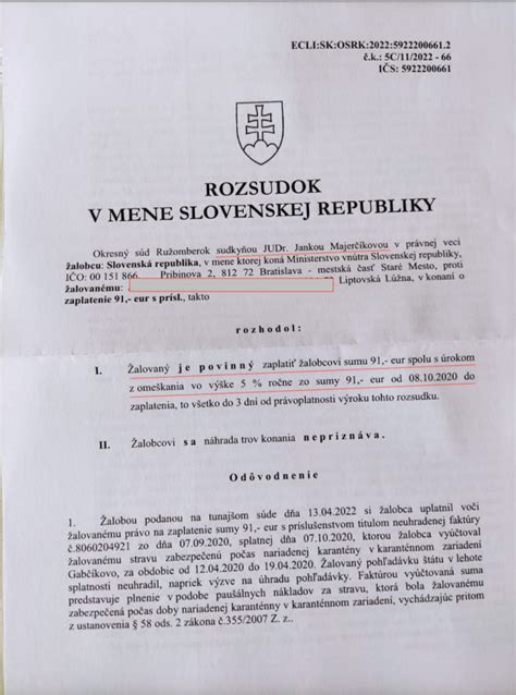 rozhodnutie súdu o rozvode
