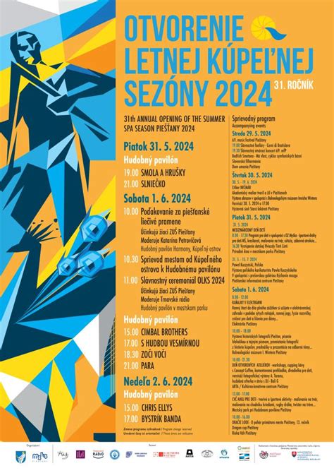 Program otvorenia kúpeľnej sezóny v Piešťanoch