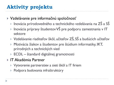 Spoločné aktivity žiakov a učiteľov