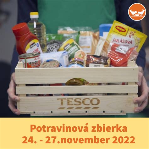 Potravinová zbierka a darované potraviny