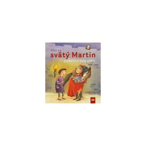 Ilustrácia svätého Martina deliaceho sa o svoj plášť