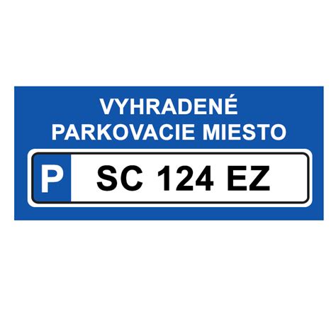 Piktogram pre vyhradené parkovacie miesto ZŤP