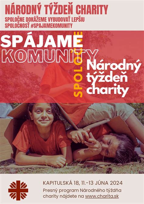 Logo Slovenskej katolíckej charity s názvom Národný týždeň charity