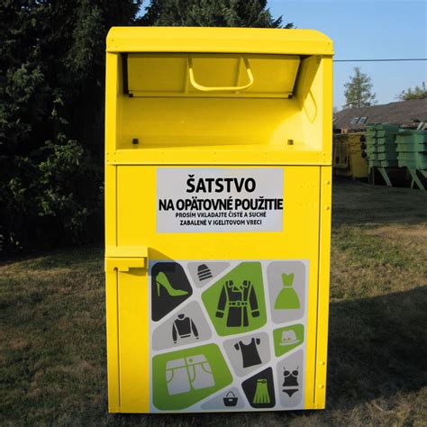 Kontajner na zber oblečenia