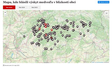 Mapa pobočiek poisťovní na Slovensku