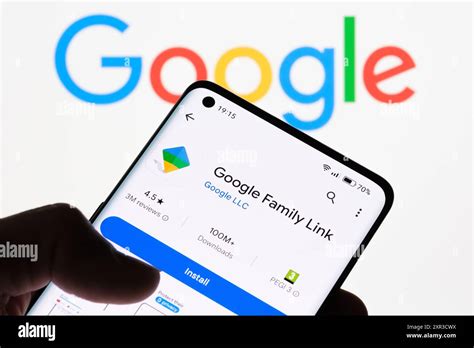 Používateľské rozhranie Google Family Link