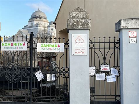Mapa Lučenca s vyznačeným Centrom pomoci Domček