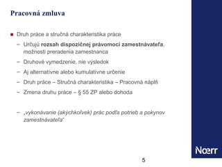 Schéma: Kumulatívne vs. Alternatívne vymedzenie druhu práce