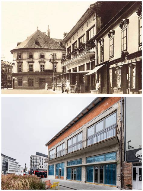 Historická fotografia budovy Charitas