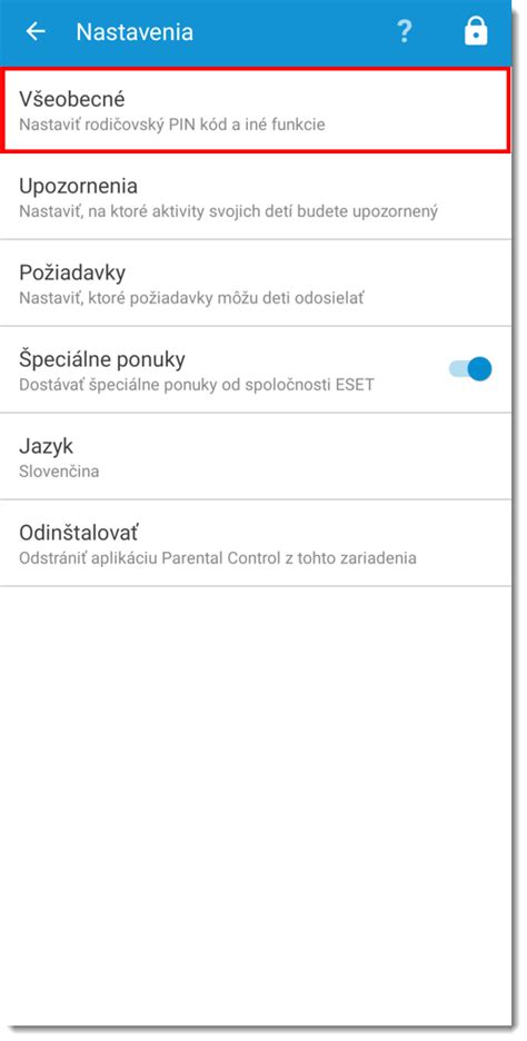 Nastavenie PIN kódu na TV