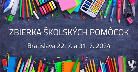 Infografika zobrazujúca typy školských pomôcok, ktoré je možné darovať