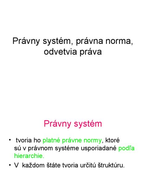 Právny systém Slovenska