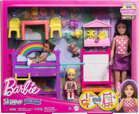 Tematické sady Barbie Skipper Klub Opatrovateliek