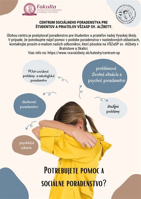 Schéma sociálneho poradenstva a jeho cieľov