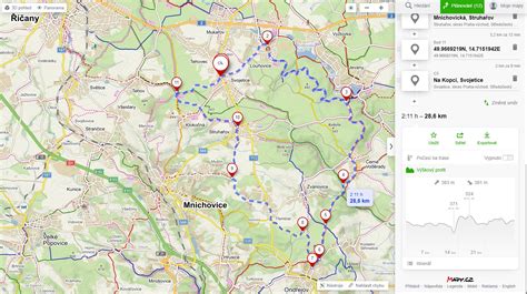 Mapa obce Voderady s vyznačenými kultúrnymi inštitúciami