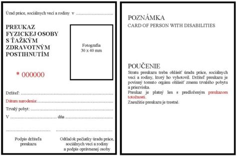 Preukaz ZŤP s oranžovým pruhom