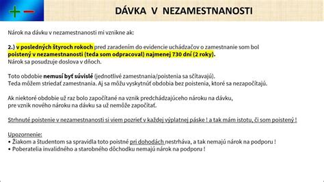 Dávka v nezamestnanosti - výpočet