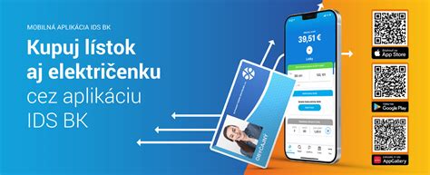 Mobilná aplikácia IDS BK a bezkontaktná čipová karta