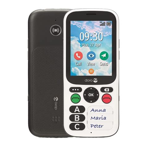 Schéma ovládacích prvkov mobilného telefónu Aligator A680