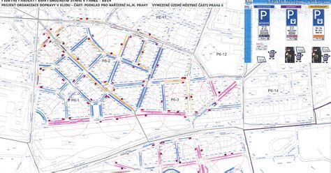 Mapa parkovacích zón