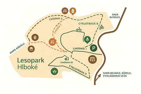 Pohľad na exteriér hotela Park a okolitý lesopark
